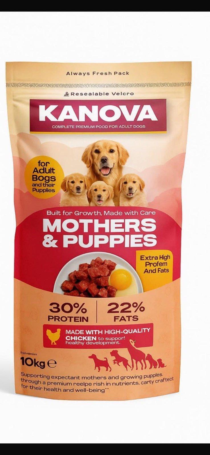 KANOVA suva hrana za štence i kuje 10kg 
