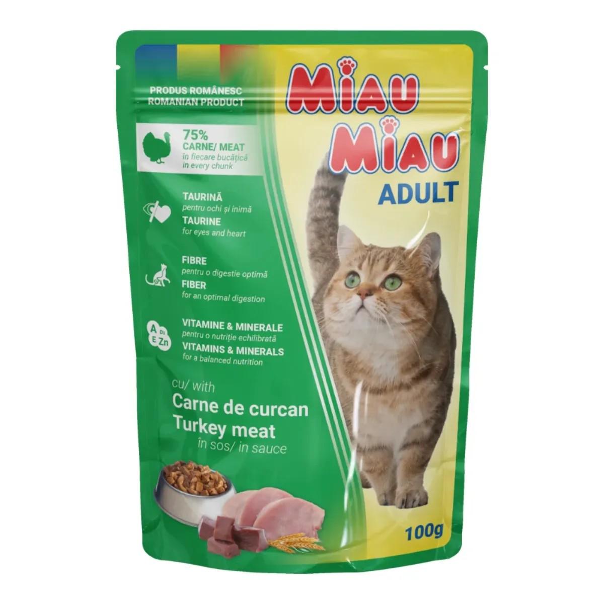 MIAU MIAU SOSIĆ ZA MAČKE ĆURETINA  100GR