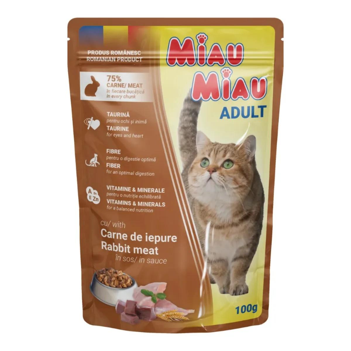 MIAU MIAU SOSIĆ ZA MAČKE ZEČETINA  100GR